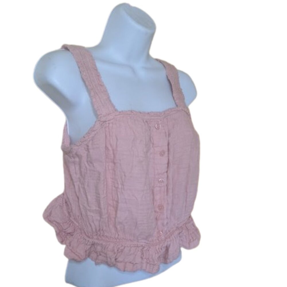 --  GAP Sleeveless Pink Crop Top with Teen Size 18-20  (Fits Small Women)